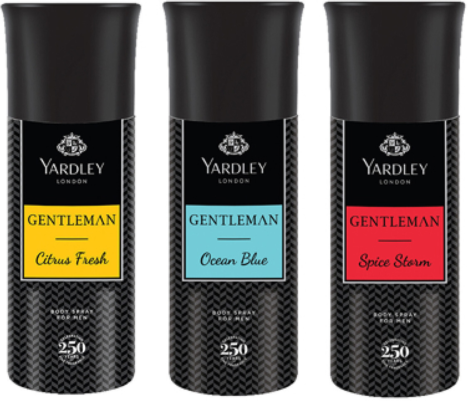 Image of Yardley London Body Spray Tripack Body Spray - For Men