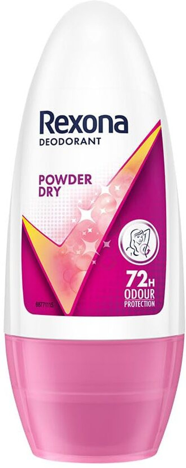 Image of Rexona Powder Dry Underarm Roll On Perfume For Women, 50 ml Deodorant Roll-on - For Men & Women