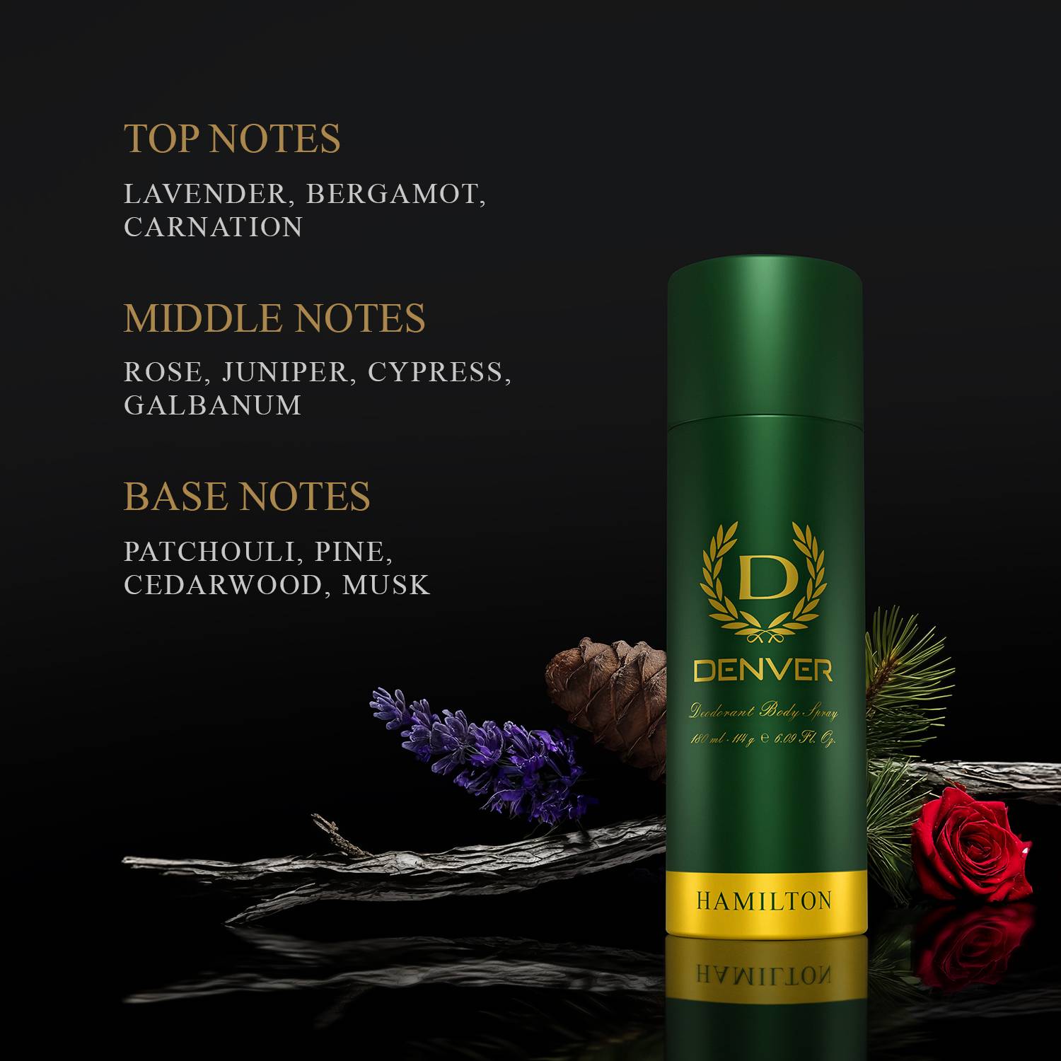DENVER Imperial Deodorant Spray - 150ml - Image 3