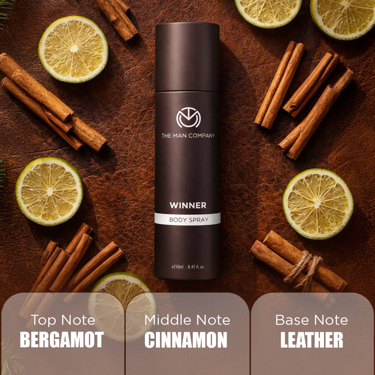 THE MAN COMPANY 4x250ml Deodorant Body Pack of 4 · 250 ml (1 L total) - Image 4