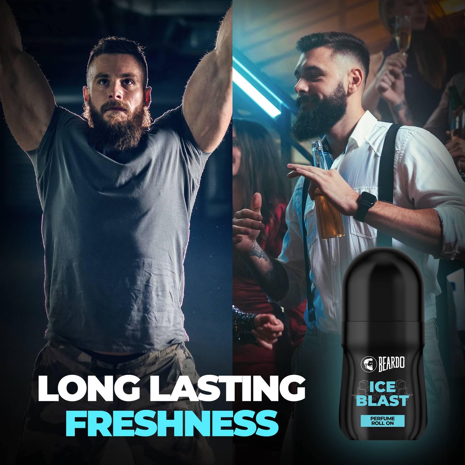 BEARDO Ice Blast 50ml Deodorant Roll-On - Image 4