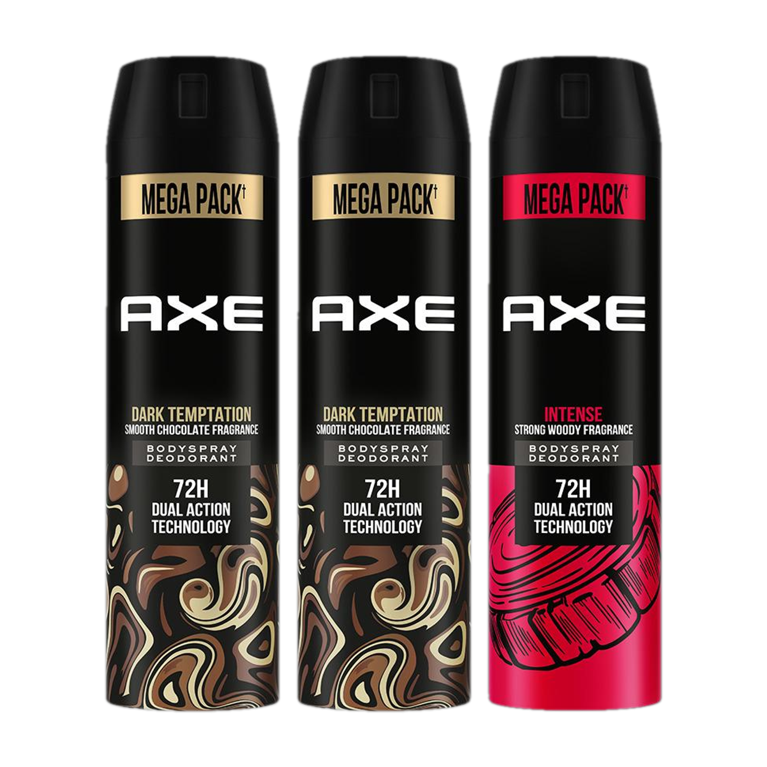 AXE Dark Temptation and Intense Deodorant Spray - For Men (645 ...mo