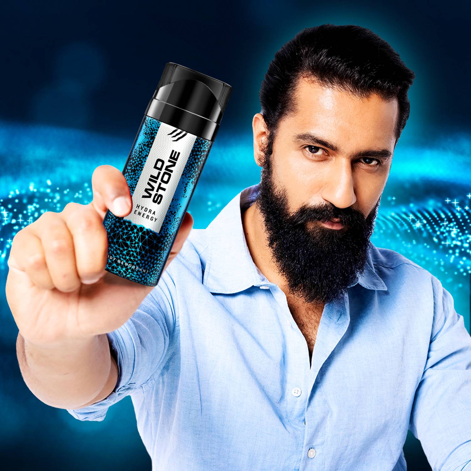 Wild Stone Hydra Energy Body Spray - For Men - Image 2