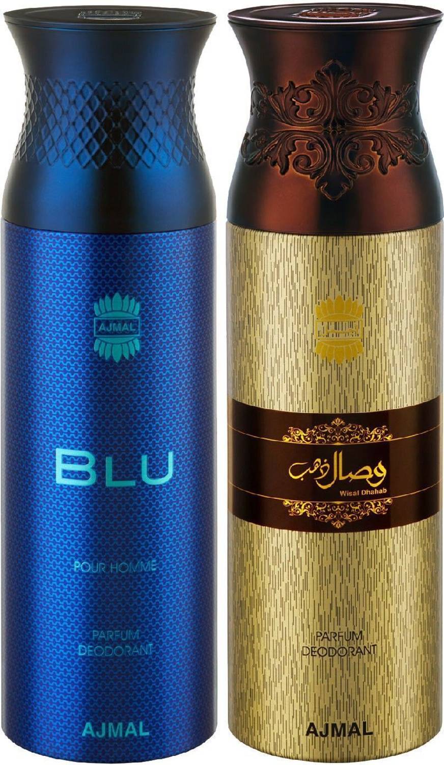 Ajmal Blu & Wisal Dhahab Each Deodorant Spray - For Men
