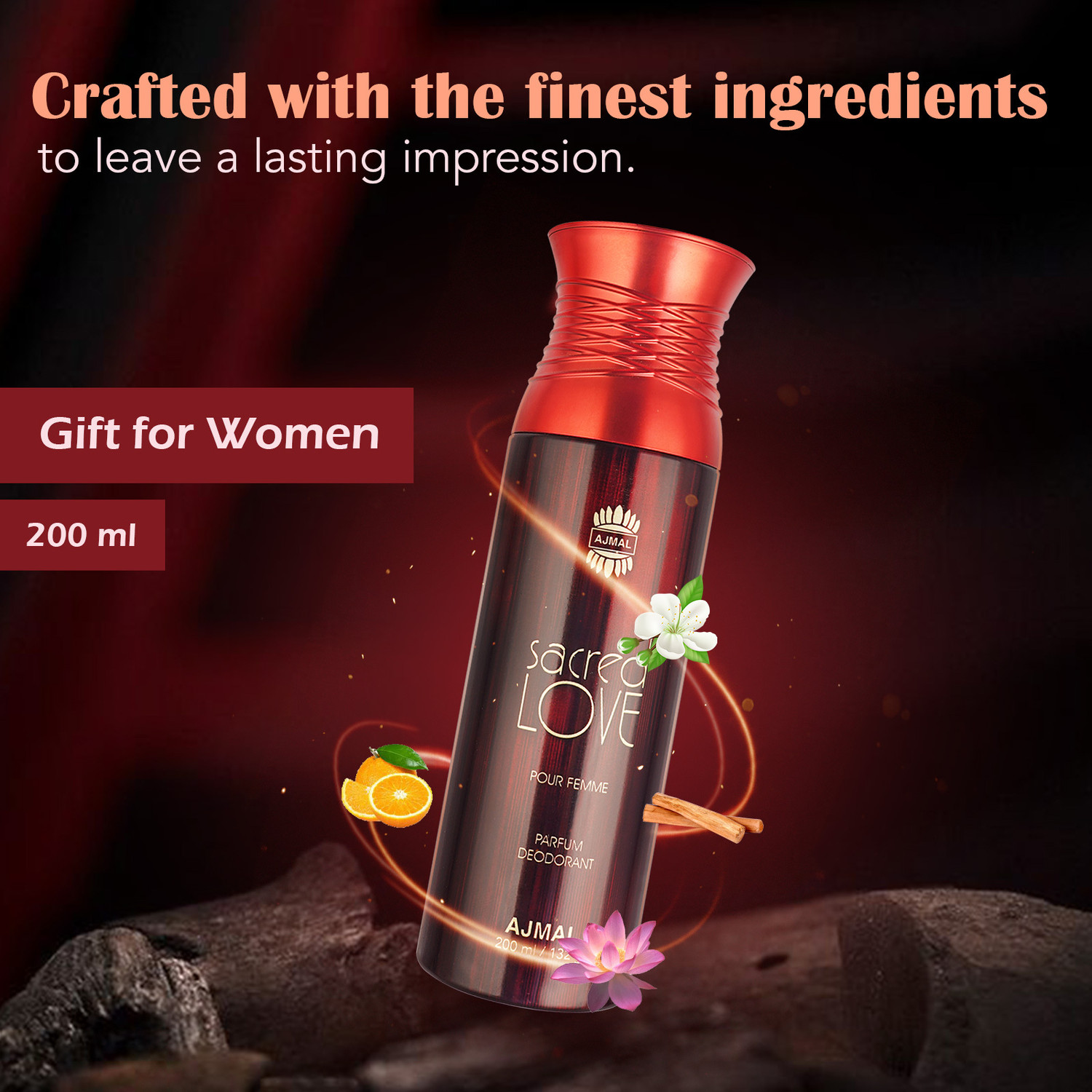 Image of Ajmal SACRED LOVE DEODORANT SPRAY Deodorant Spray - For Men