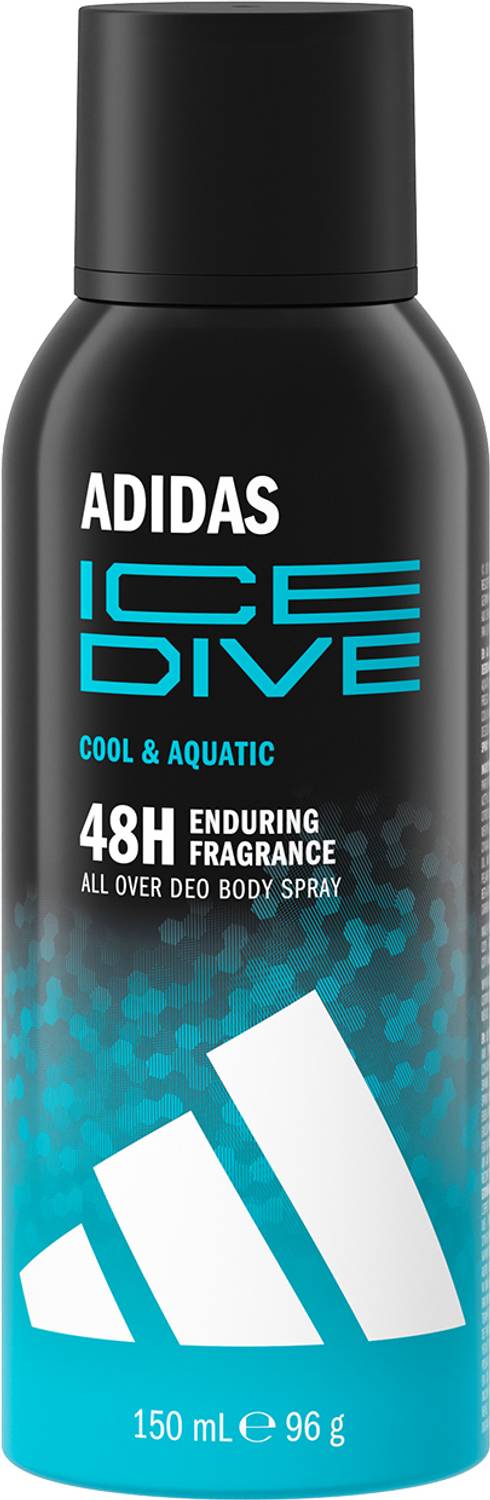ADIDAS Ice Dive Cool & Aquatic 48H Deodorant Spray - 100ml - Image 3