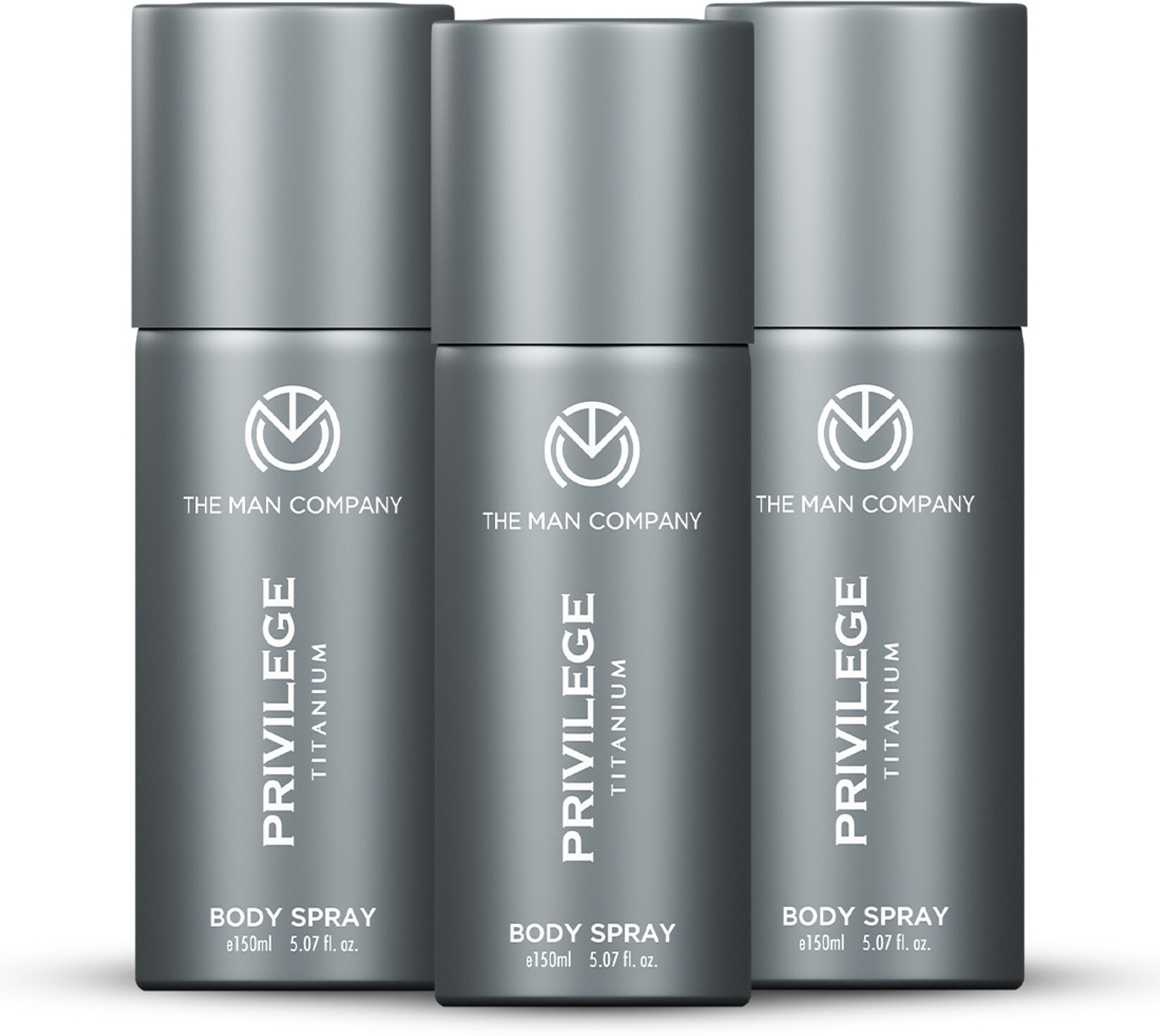 Image of THE MAN COMPANY Privilege Titanium Deodorant Combo for Men | Long-Lasting Body Spray for Man | Deodorant Spray - For Men