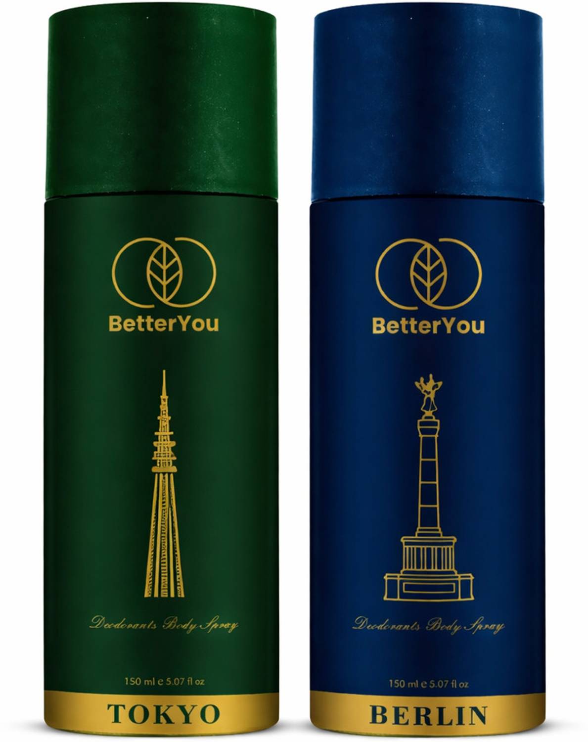 BetterYou Deodorant Spray Combo Tokyo & Berlin Fragrance | Long...mor