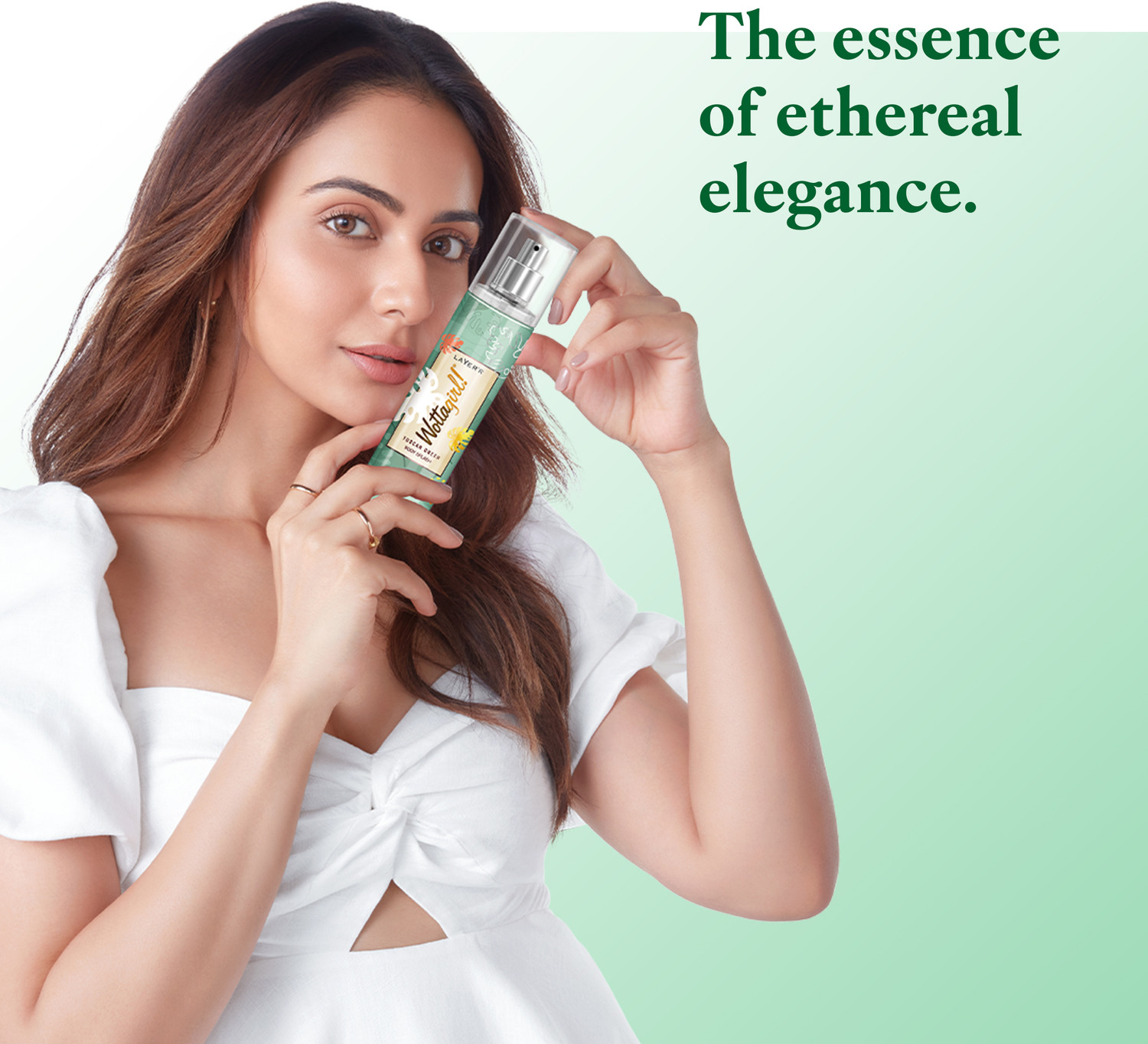 Image of LAYER'R Wottagirl Tuscan Green Fragrant Long Lasting Body Spray - For Women