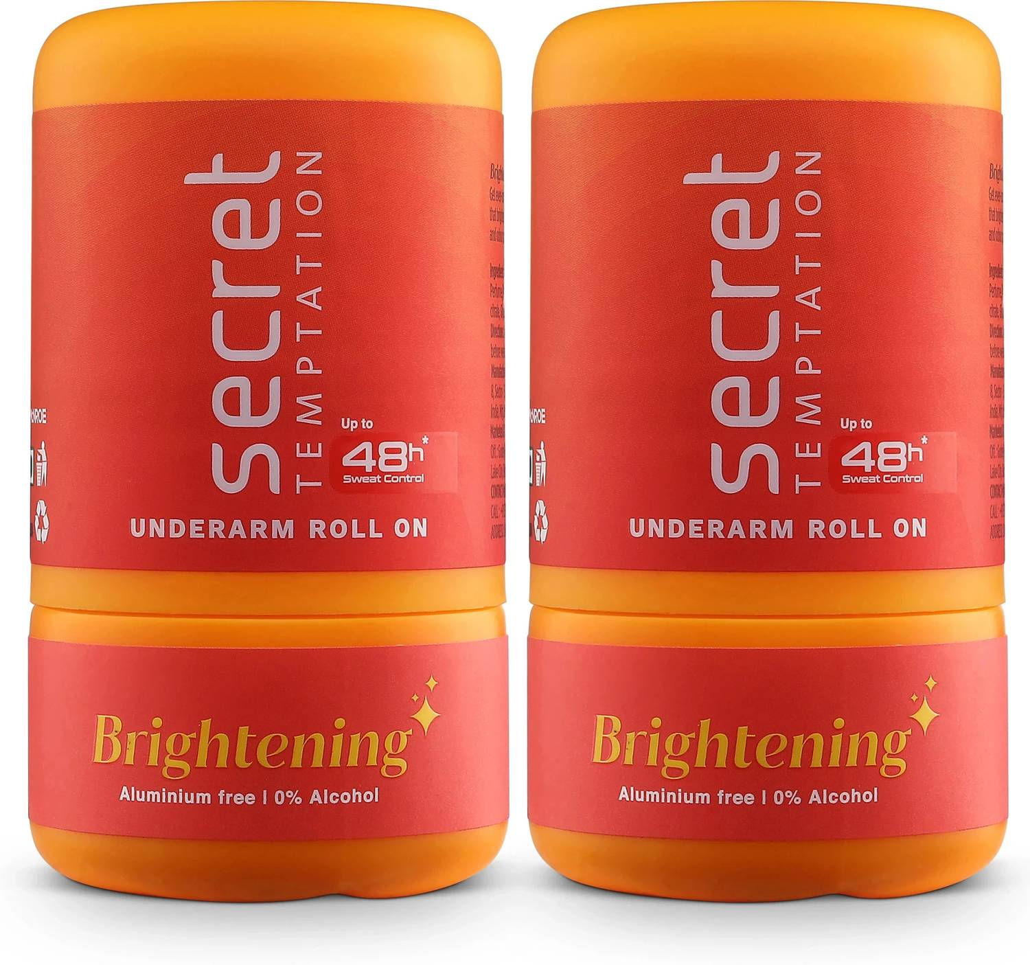 secret temptation Brightening Deodorant Roll-on - For Women (10