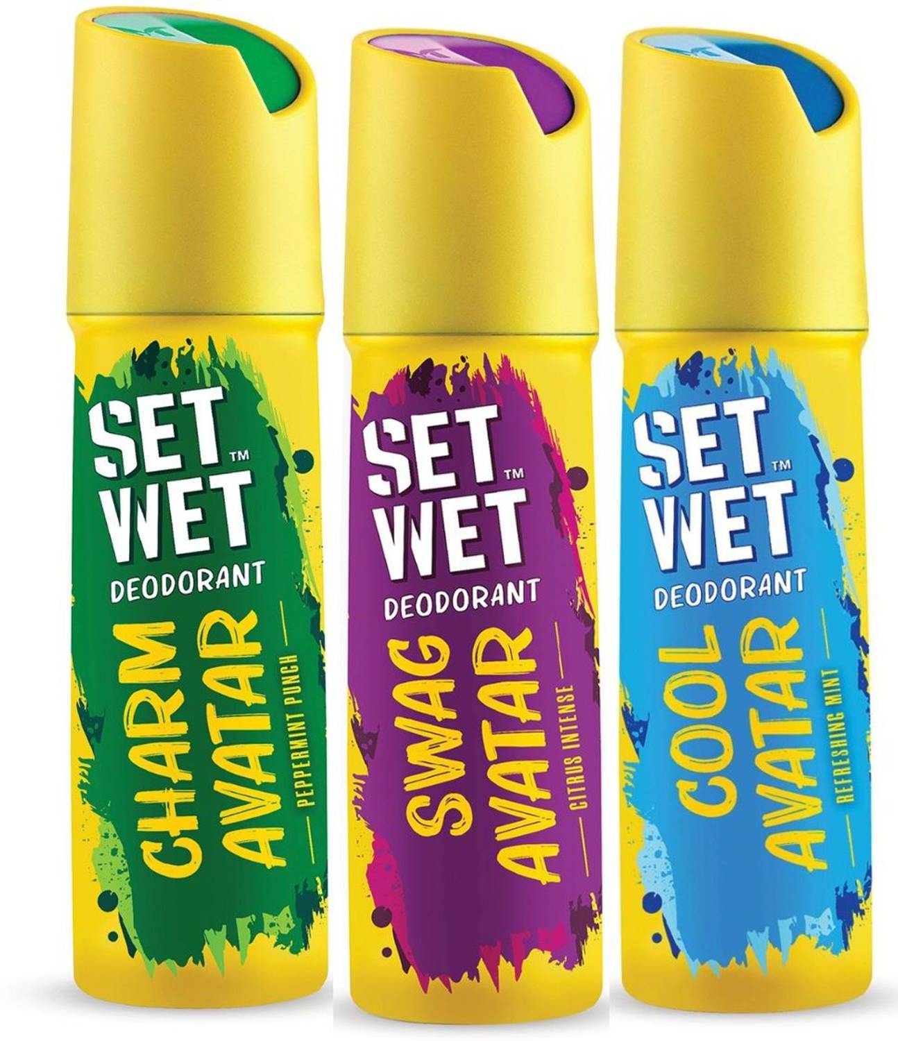 SET WET Cool, Charm & Swag Avatar Deodorant & Body Spray Perfume