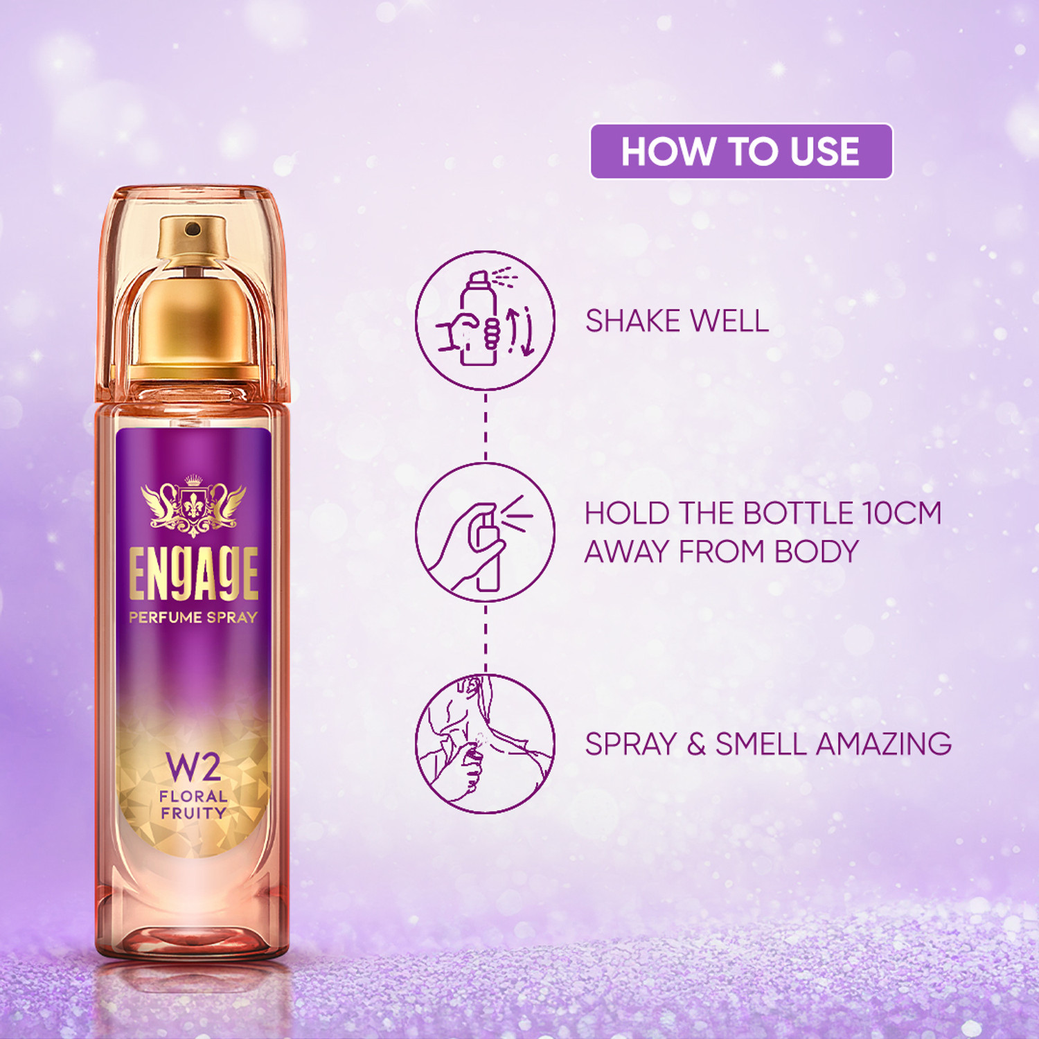 Image of Engage W2 Perfume Body Spray - For Women