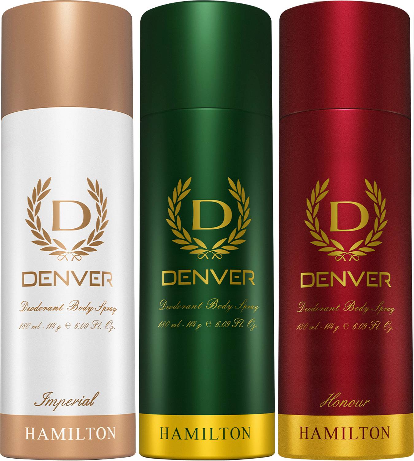 DENVER Hamilton Imperial & Honour Deodorant Spray 150ml - Image 1