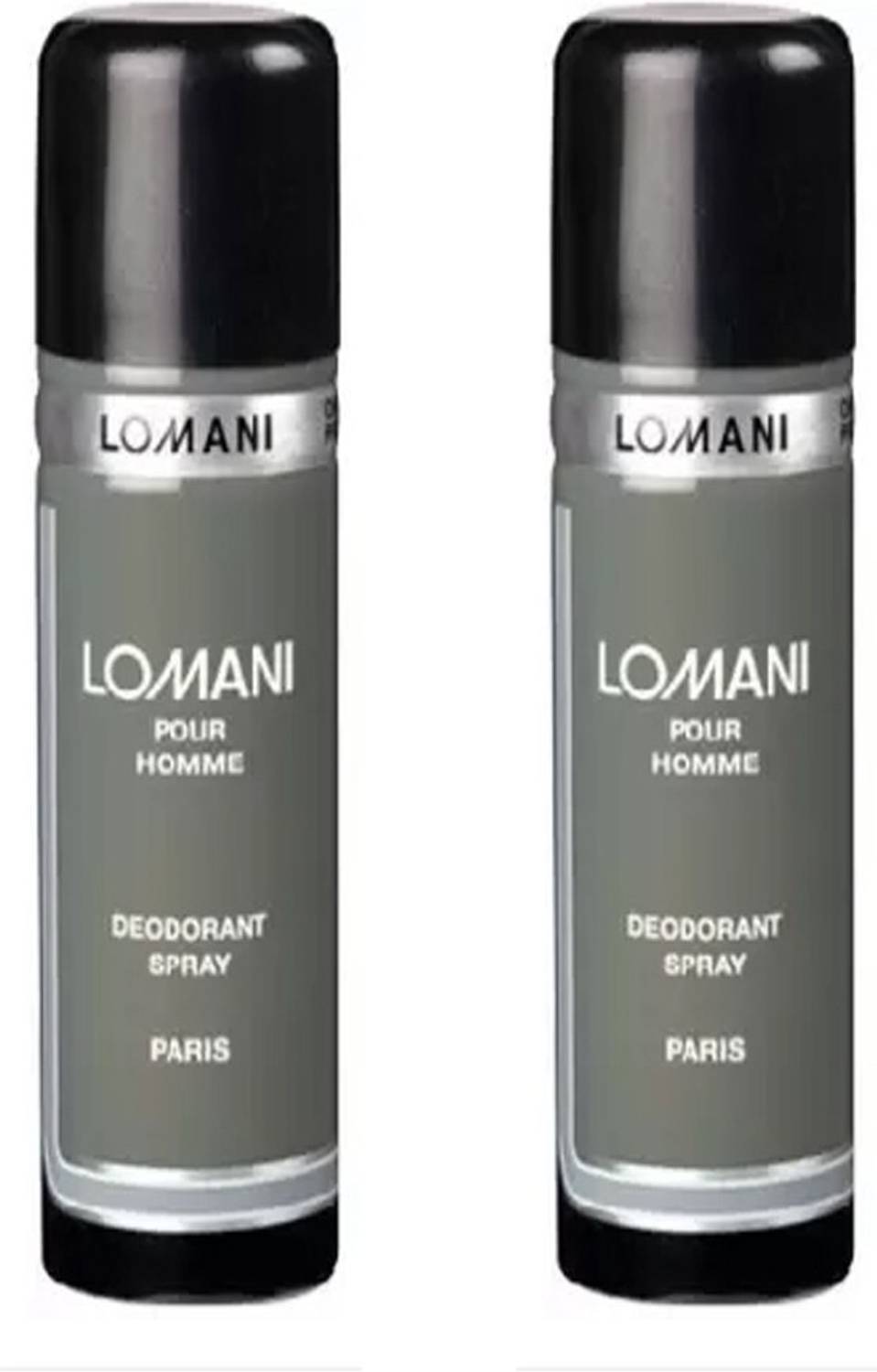 LOMANI Pour Homme Body Spray 400 ML ( Pack of 2 ) Deodorant Spray