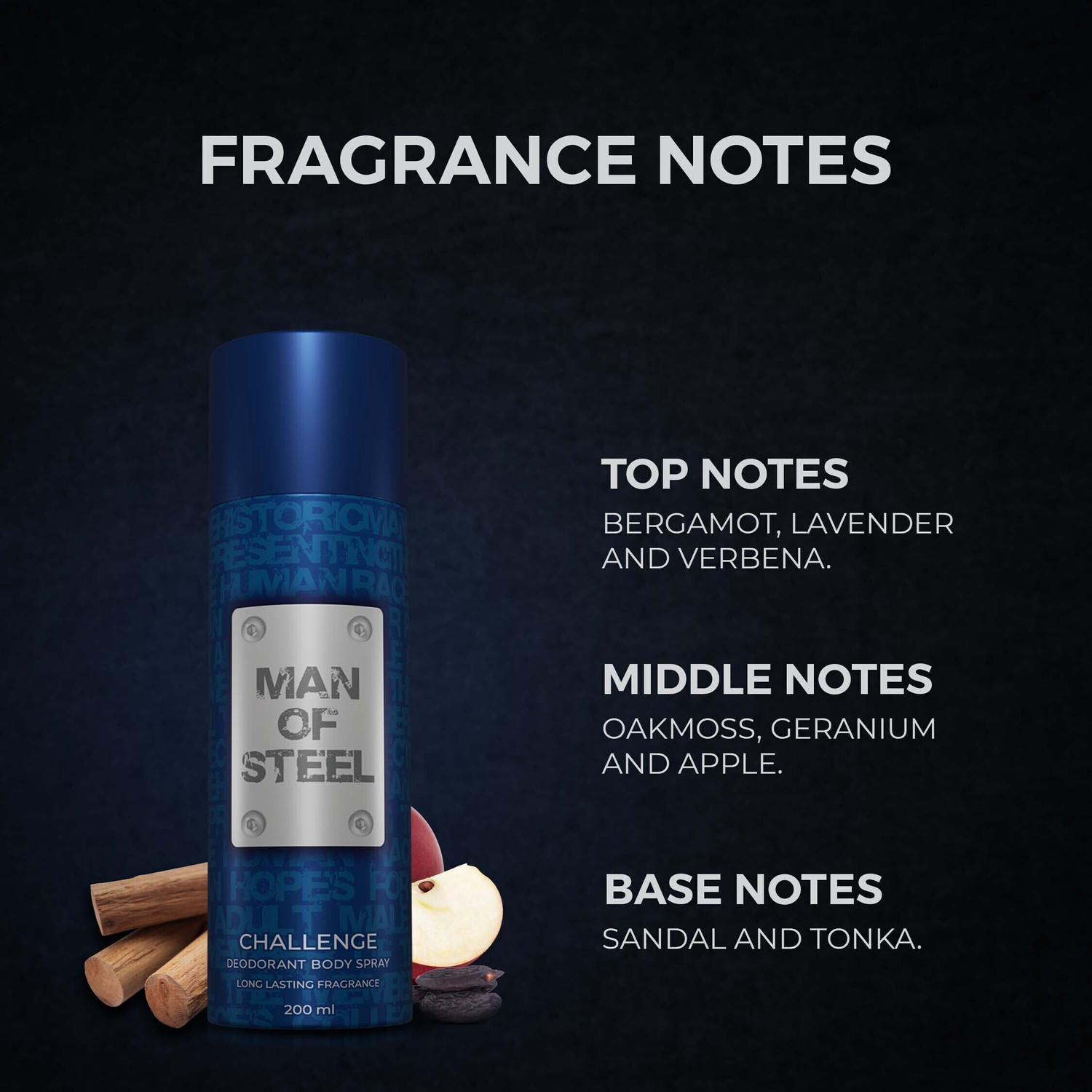 Image of DENVER Challenge long lasting Deodorant Spray - For Men