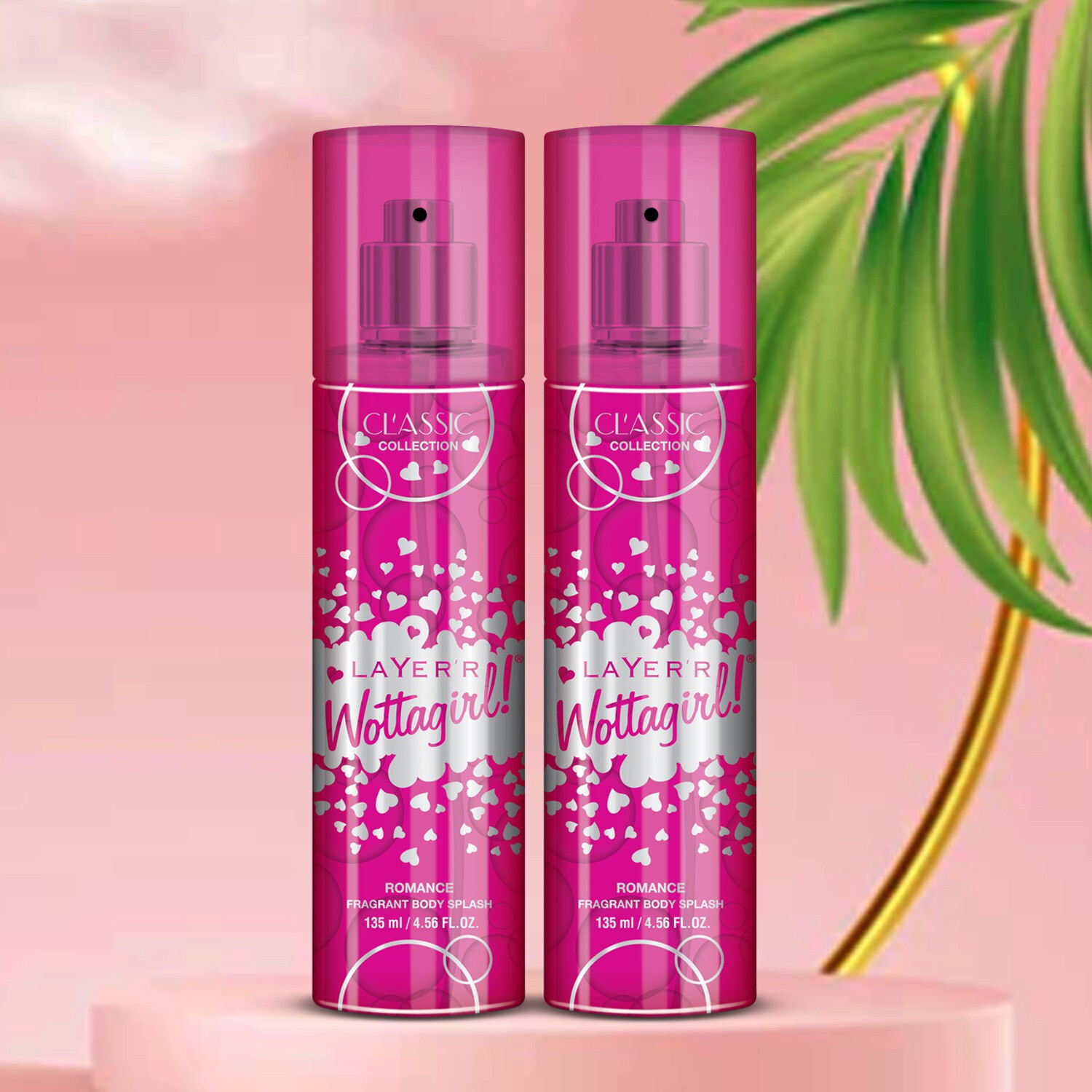 Image of LAYER'R Wottagirl Romance Classic Collection Fragrant Long Lasting Body Spray - For Women