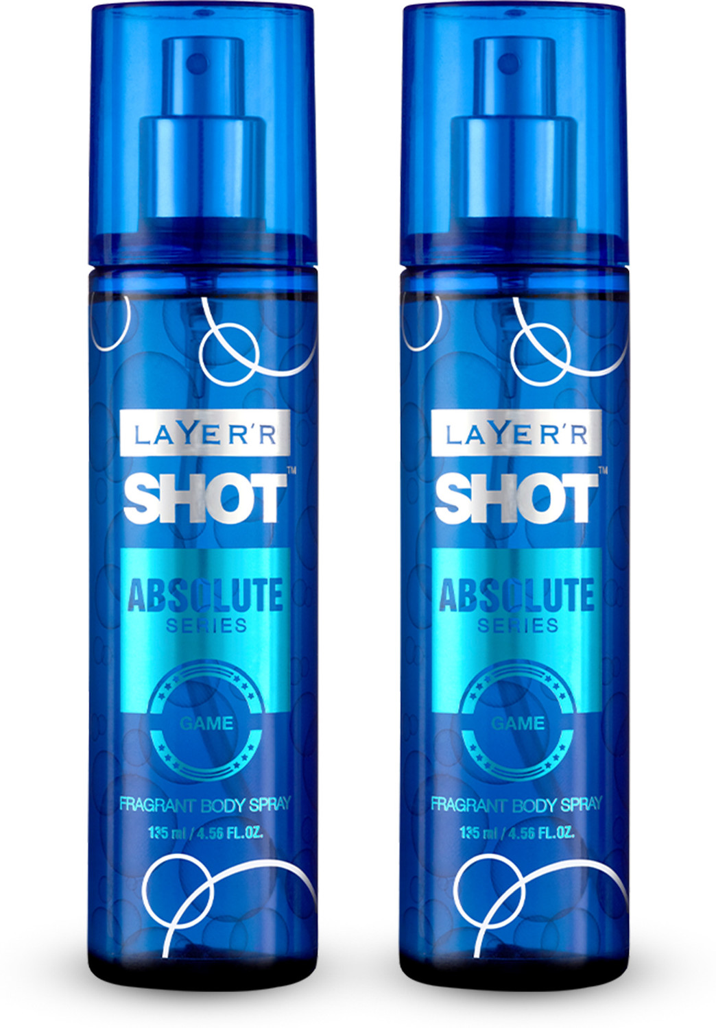 Image of LAYER'R Shot Absolute Series GAME Long Lasting Fragrance Body Spray - For Men