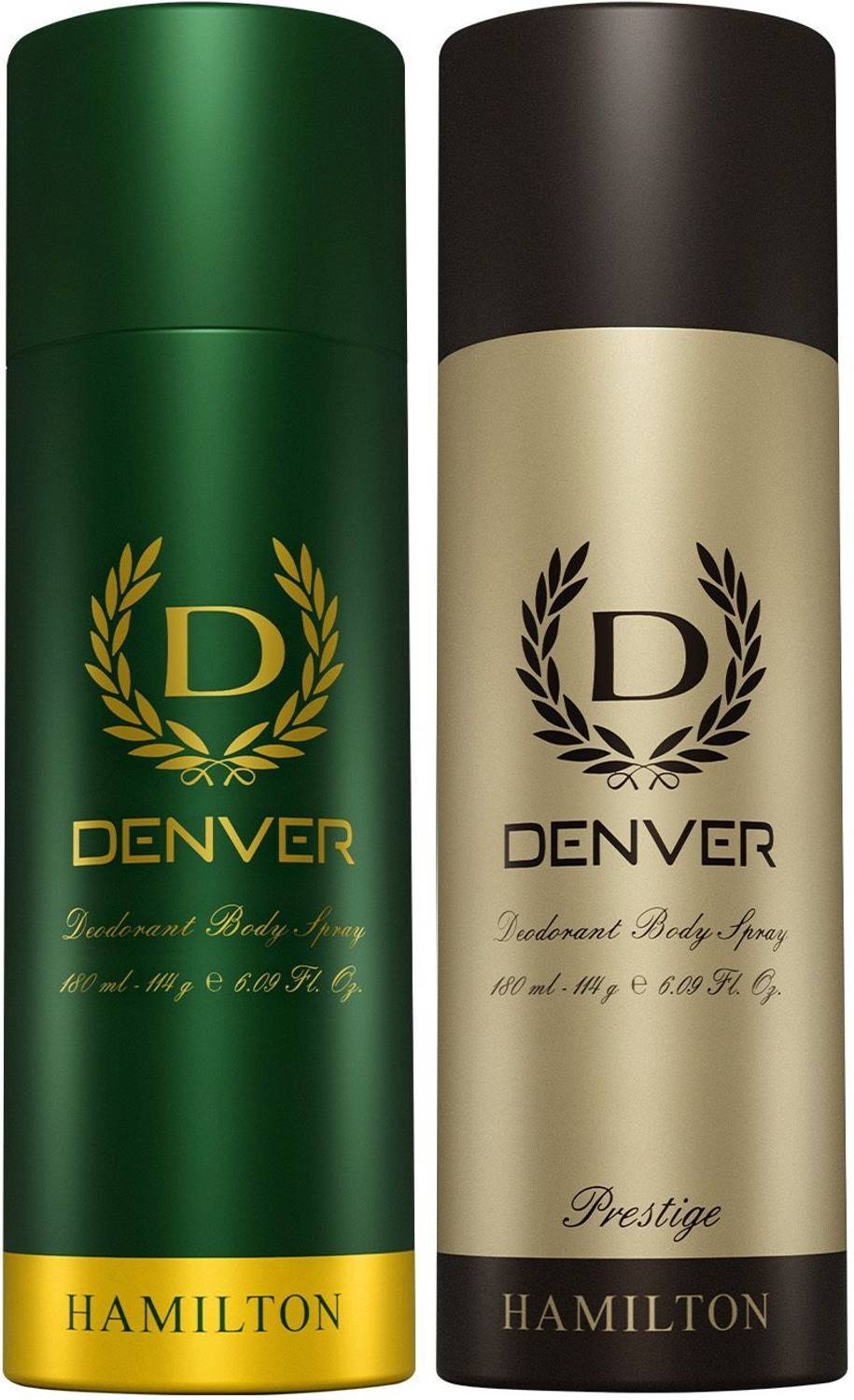 DENVER Hamilton and Prestige Body Spray - For Men (360 ml, Pack