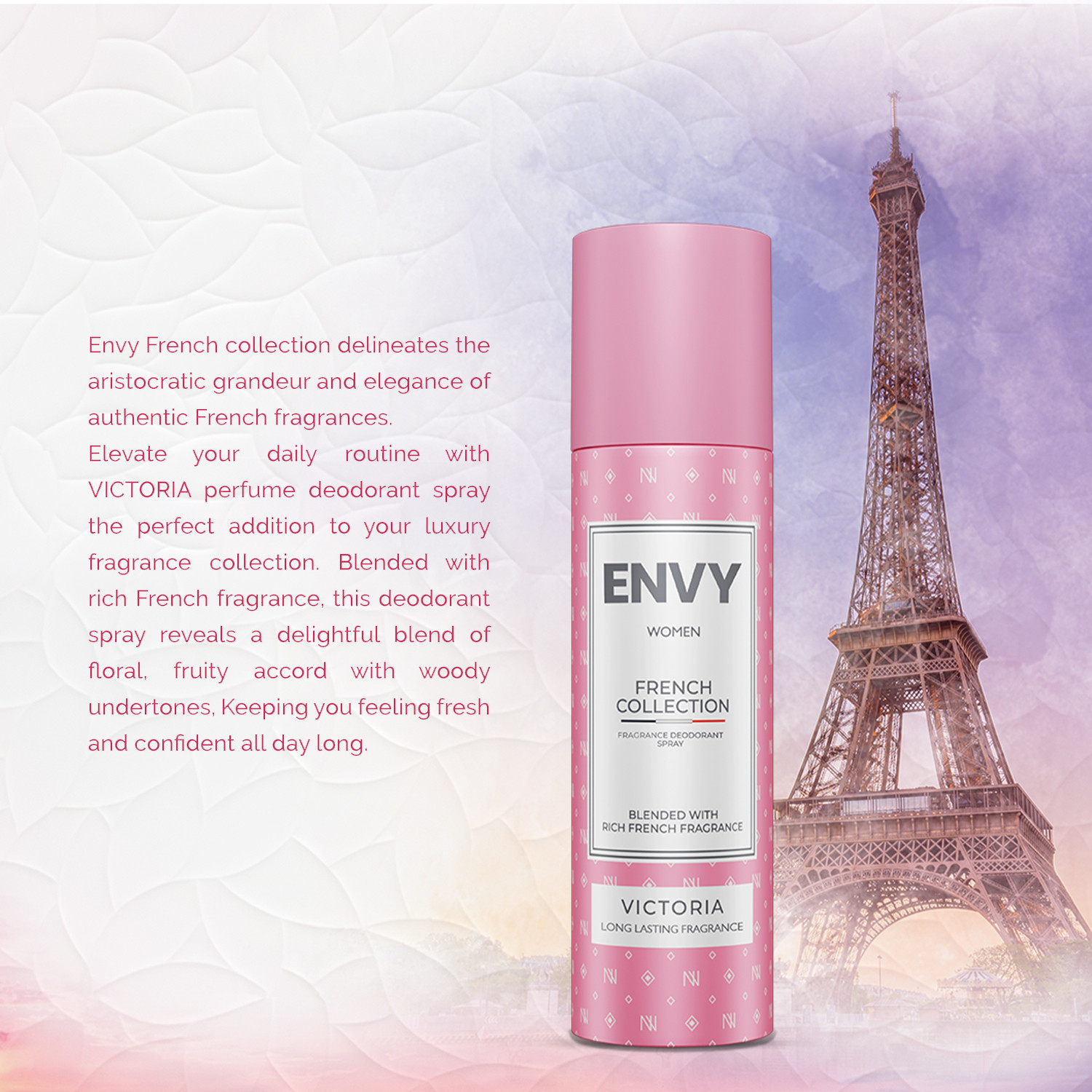Image of Envy Victoria French-Collection Perfume Deodorant Spray - For Women