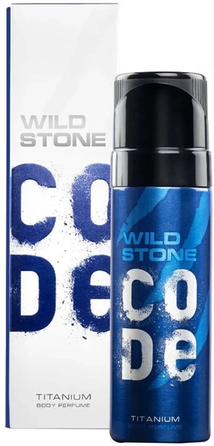 Wild Stone Men Code Titanium No Gas Body Spray - 150 ml - Image 1