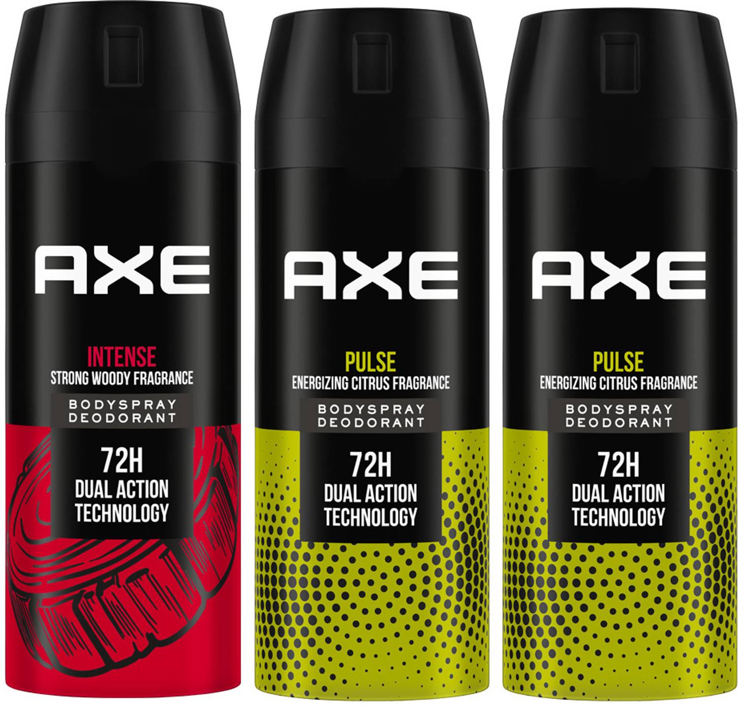 AXE Intense + Pulse Body Spray Combo Pack of 1 - Image 1