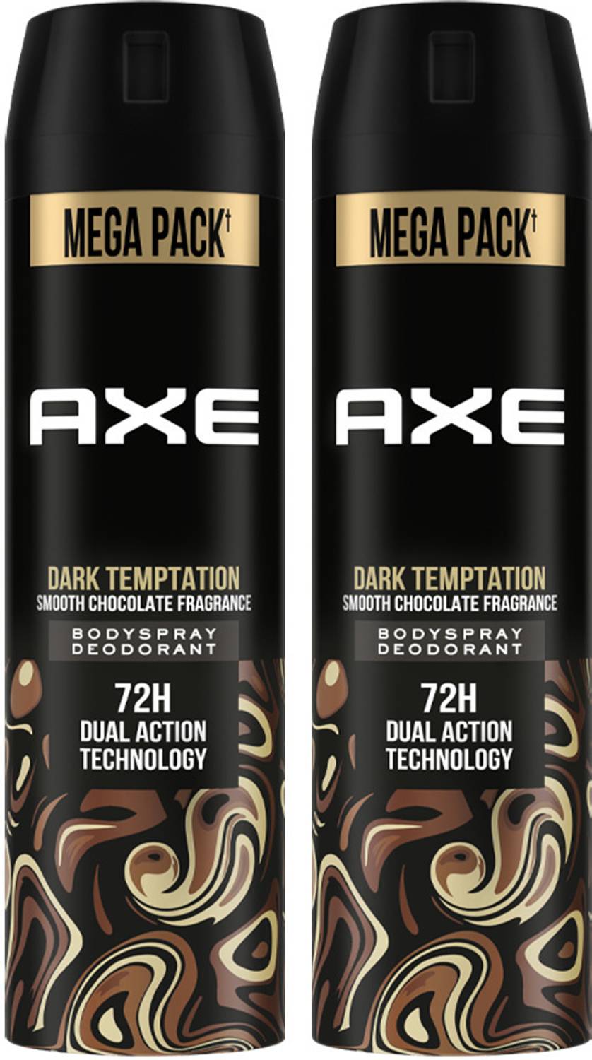 AXE Dark Temptation Long Lasting For Men (Pack of 2) Body Spray ... more