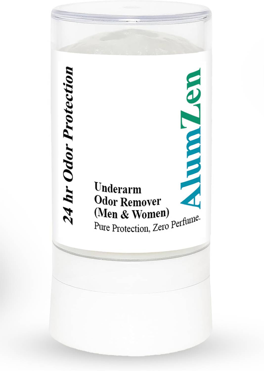 Alumzen 100% Pure Alum Underarm Roll On Brightening & Odor Control Deodorant Stick  -  For Men & Women