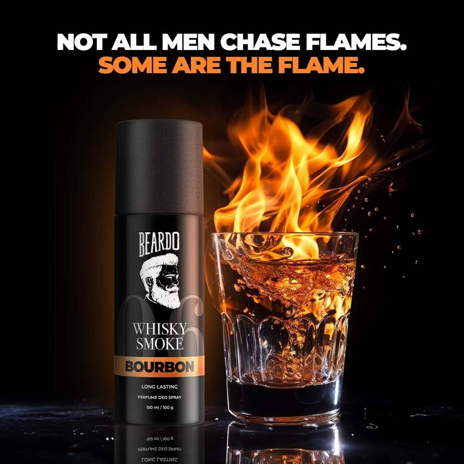 BEARDO Whisky Smoke Bourbon Deo Body Spray 150ml - Image 2
