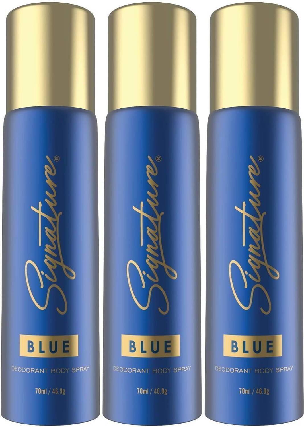 Signature Blue Deodorant Aromatic Fougere Long Lasting Fragrance