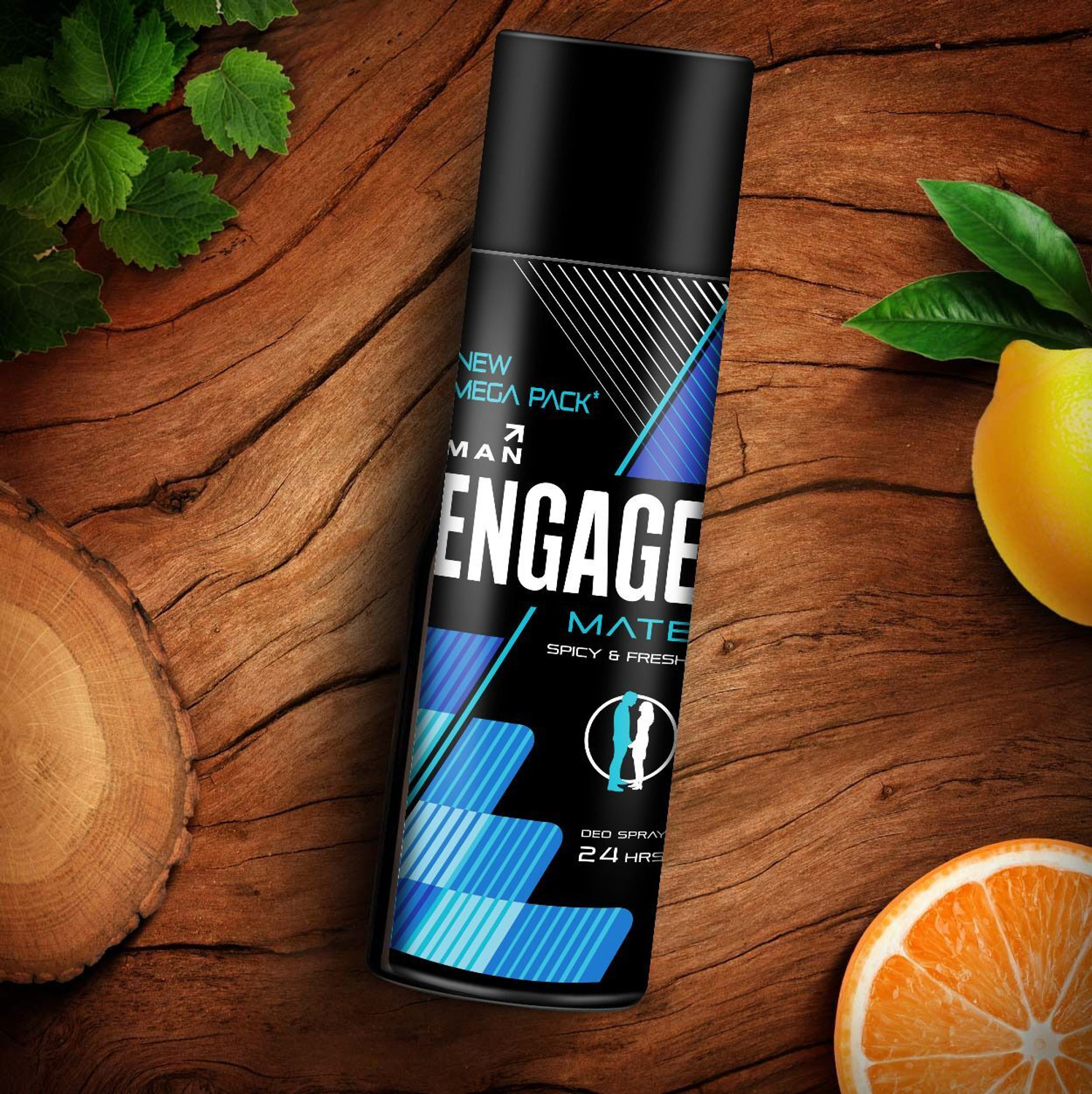 Image of Engage Urge & Mate Mega Pack Deo Combo for Men 220ml x2, Long Lasting Deo Spray Deodorant Spray - For Men