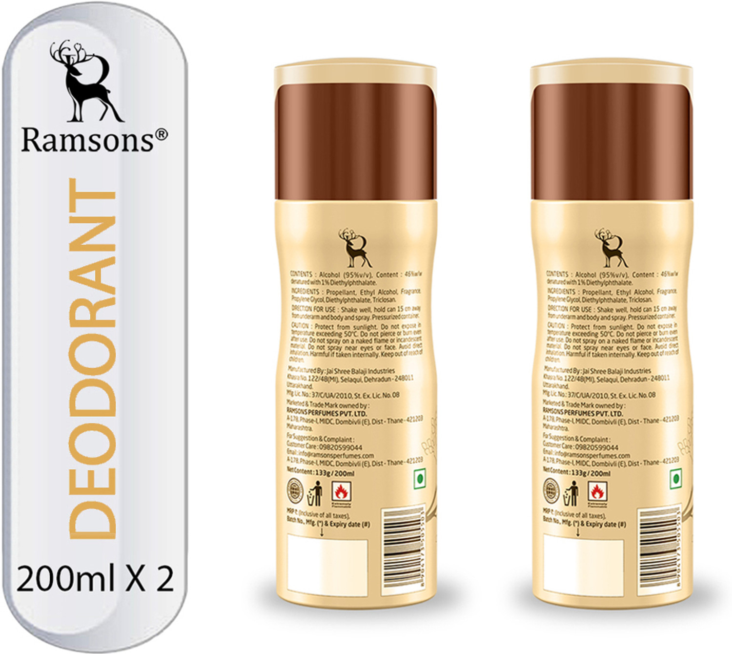 Image of RAMSONS EXOTICA. Deodorant Spray - For Men & Women