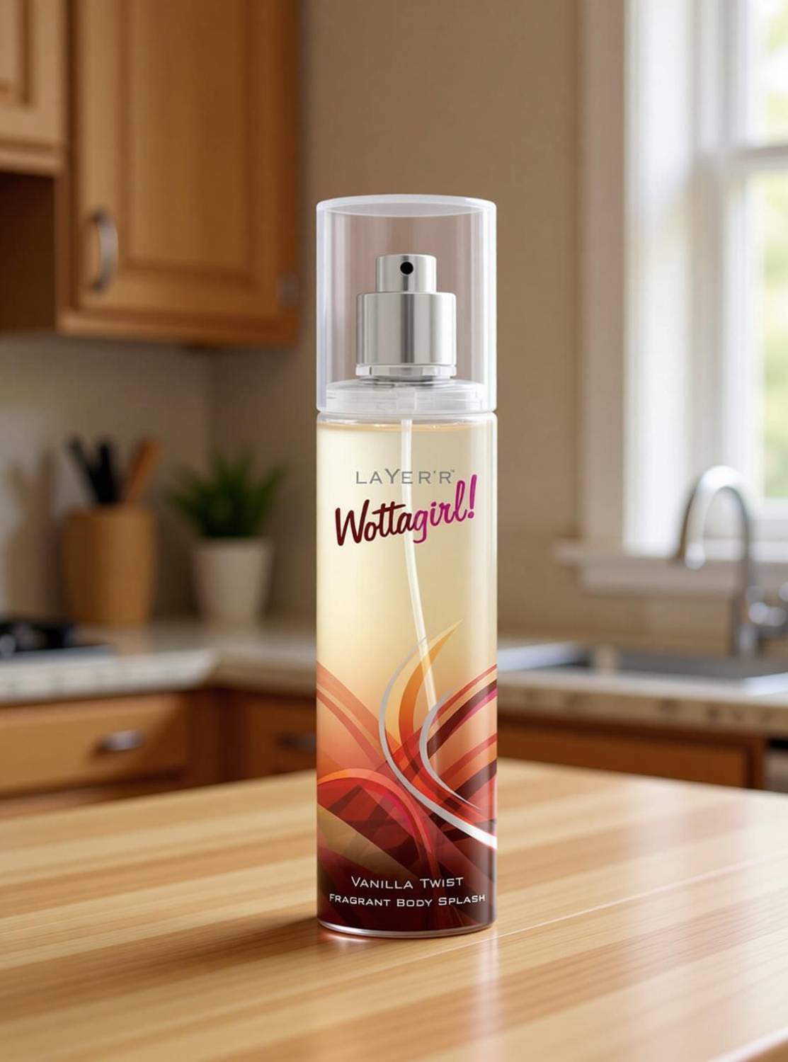 LAYER'R WottaGirl Vanilla Twist Deodorant Spray 150ml - Image 3