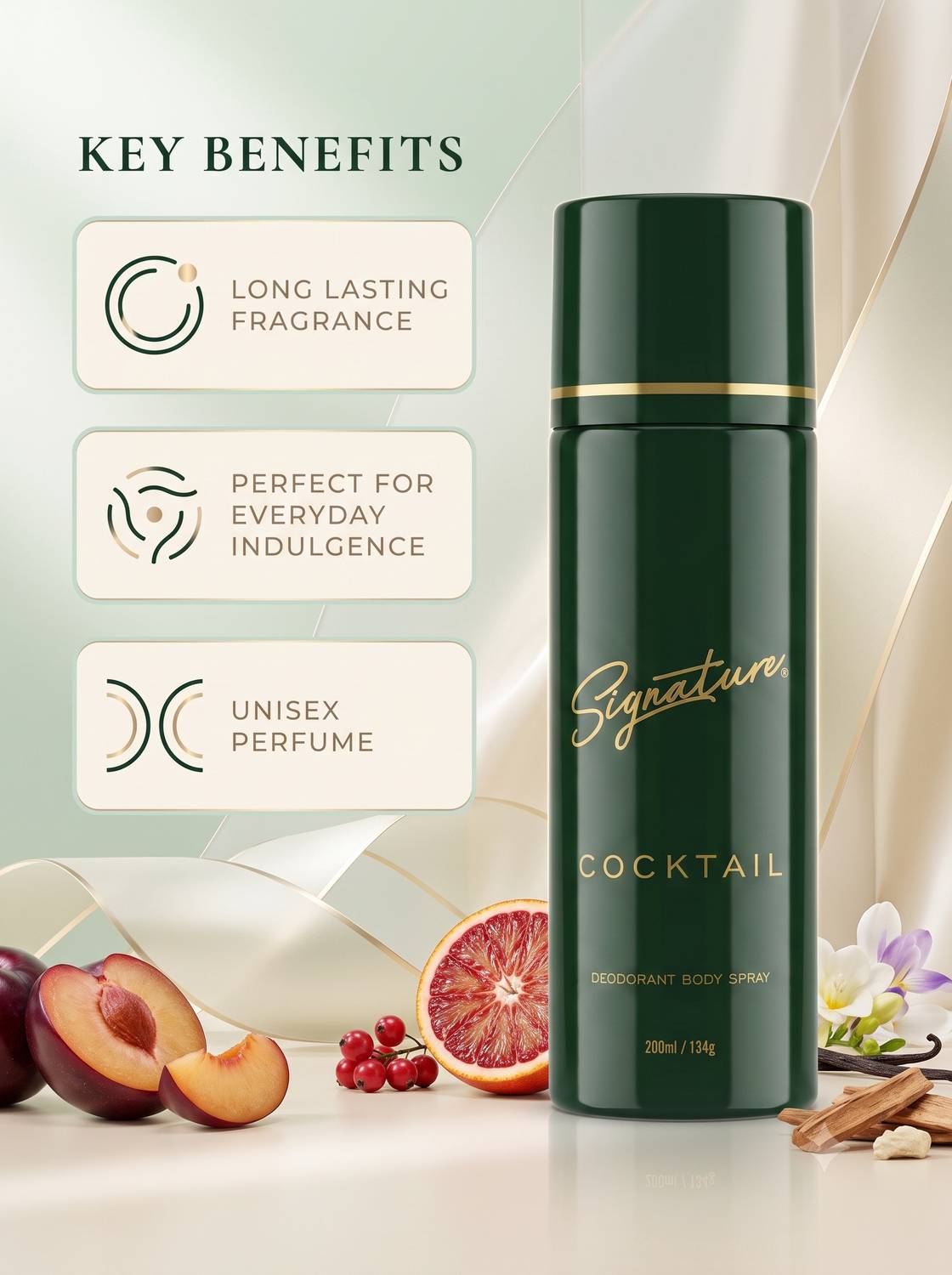 Signature Cocktail Deodorant Body Spray 200ml - Image 3
