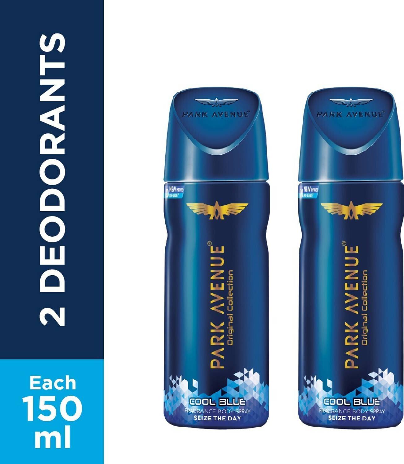 PARK AVENUE Cool Blue Deodorant Spray - For Men (300 ml, Pack o