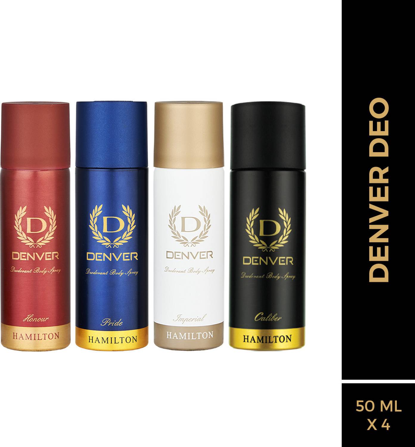 DENVER Pride, Caliber, Imperial & Honour Nano Deodorant Spray -
