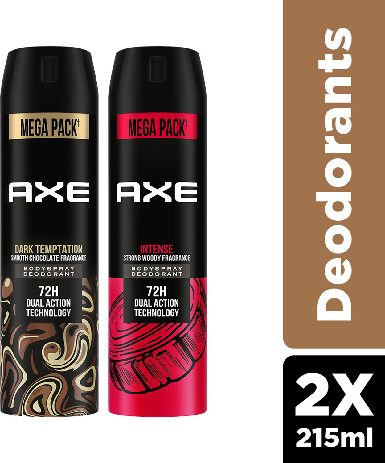 Image of AXE Dark Temptation & Intense Deodorant Spray - For Men