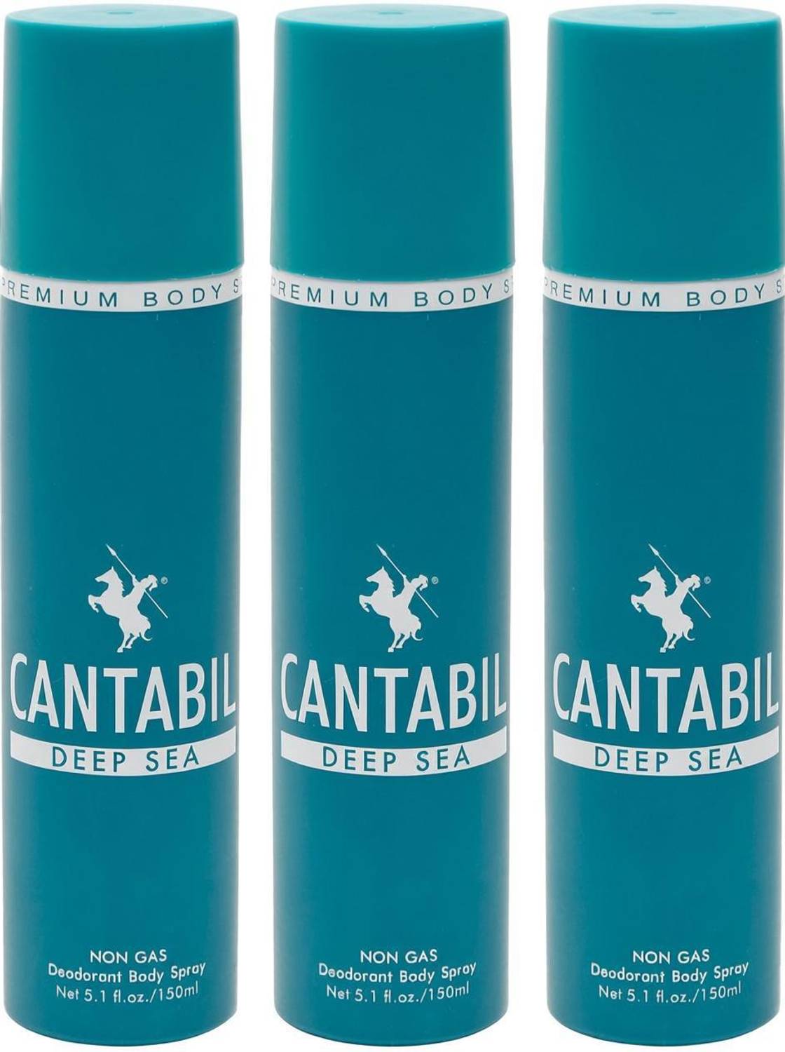 CANTABIL Deep Sea Body Spray Unisex Long Lasting No Gas Deodorant Body Spray  -  For Men