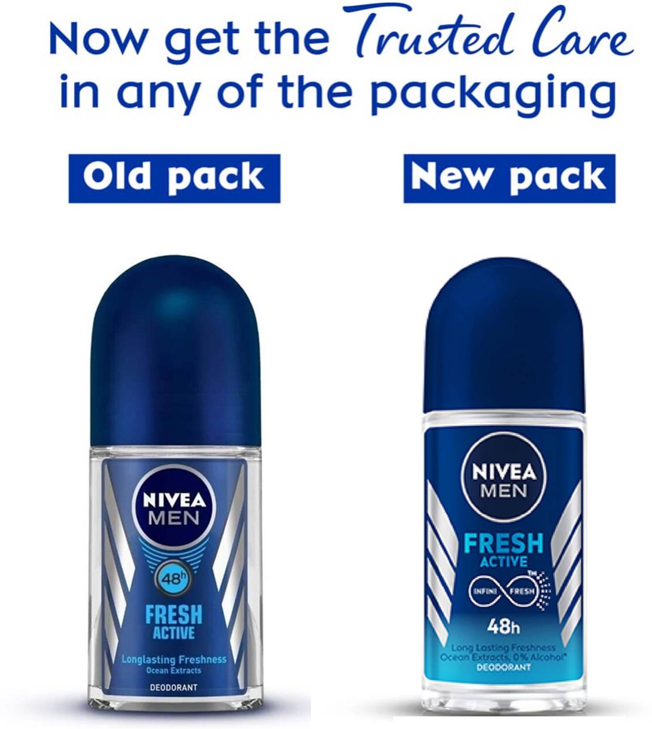 NIVEA Men Fresh Active 48H Freshness Deodorant Roll-on 100ml - Image 4