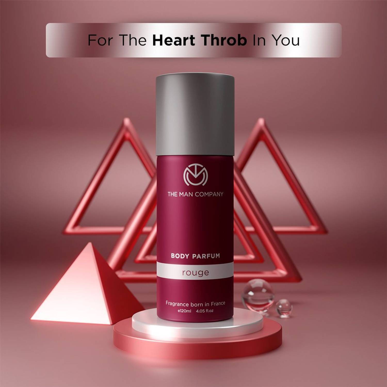 THE MAN COMPANY Rouge Long-Lasting Deodorant Spray 120 ml - Image 4
