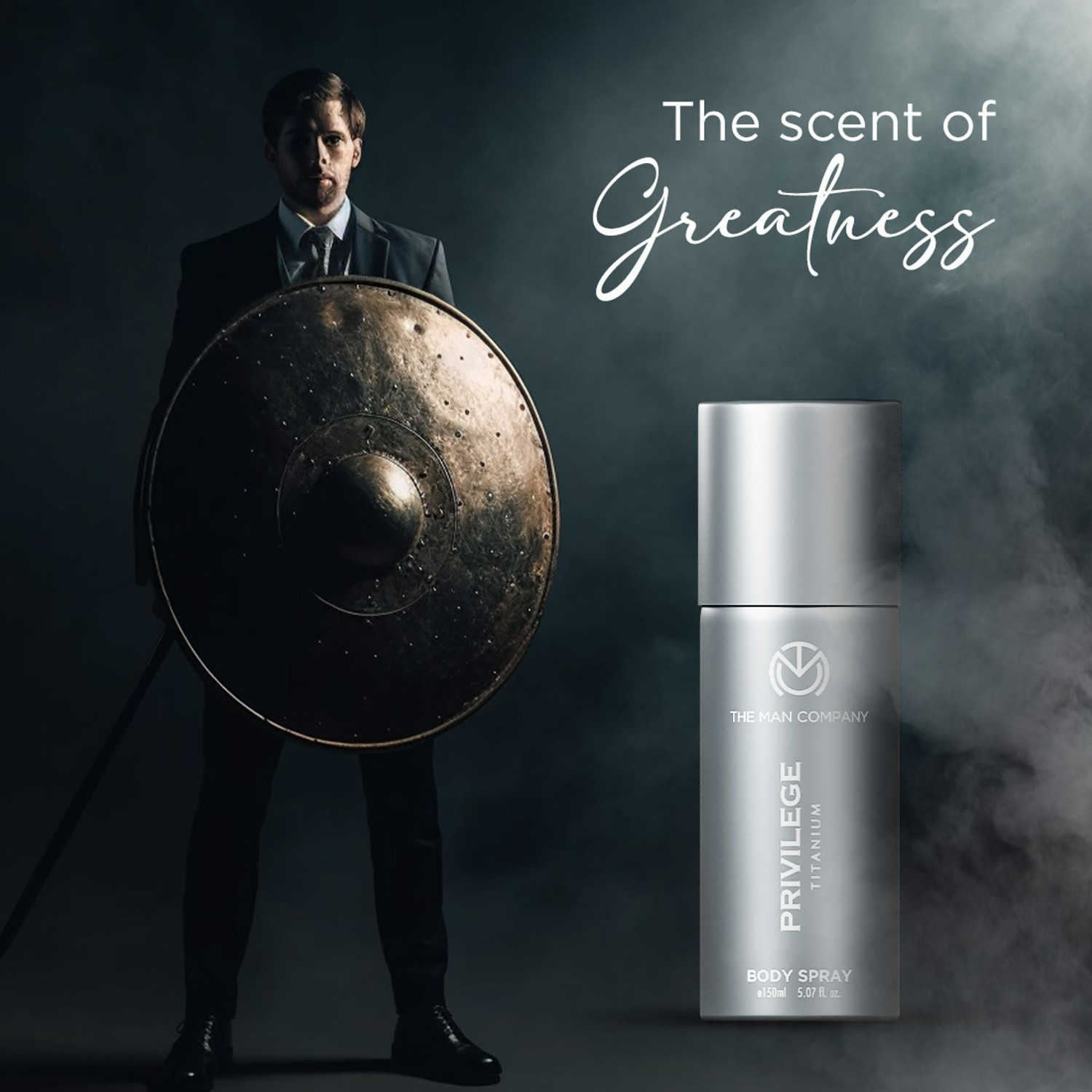 Image of THE MAN COMPANY Privilege Titanium Deodorant Combo for Men | Long-Lasting Body Spray for Man | Deodorant Spray - For Men