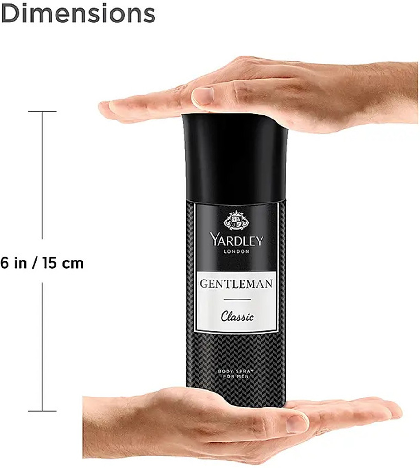 Image of Yardley London Gentleman Classic Deo 150ml Body Spray - For Men