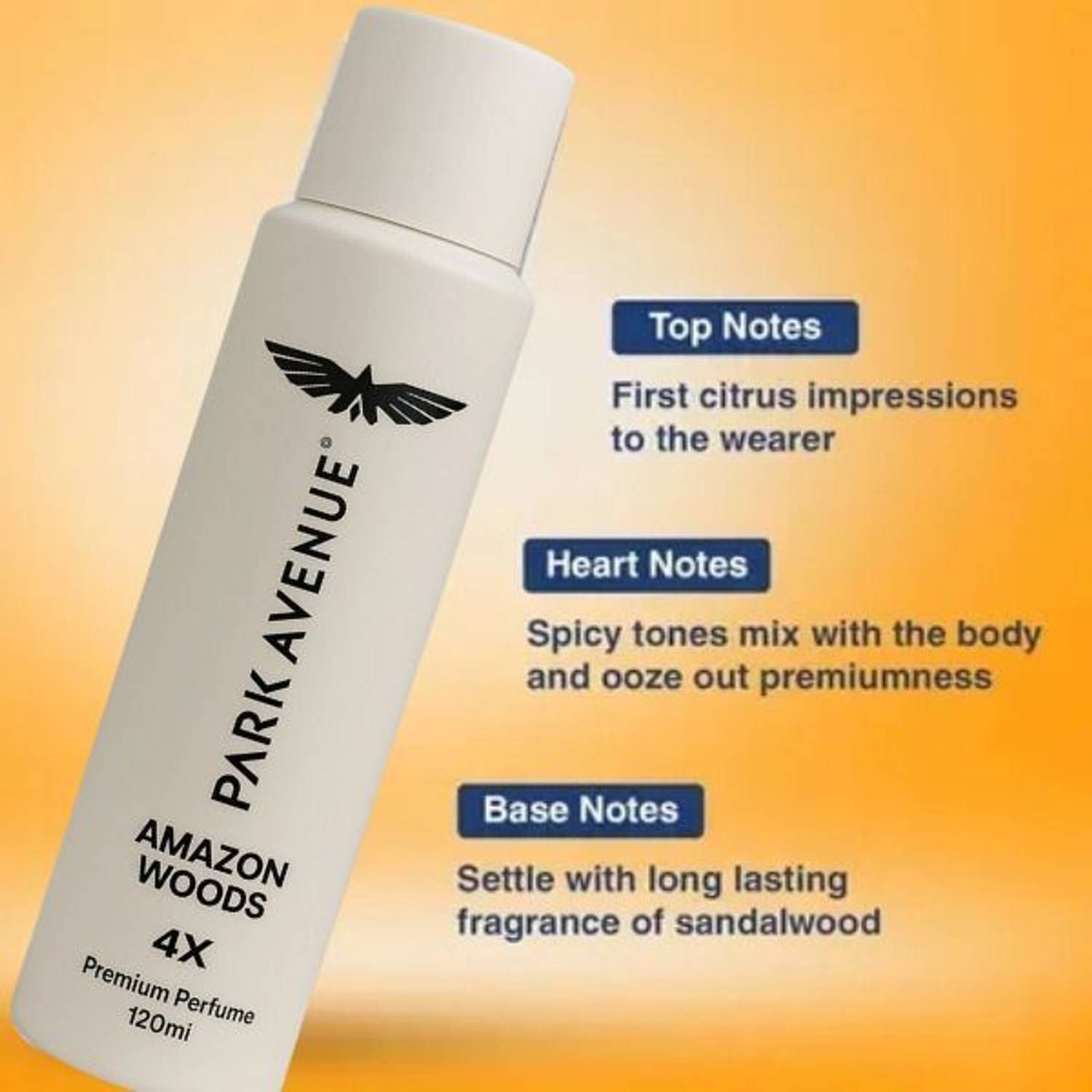 PARK AVENUE Amazon Woods Deodorant Spray - Image 3