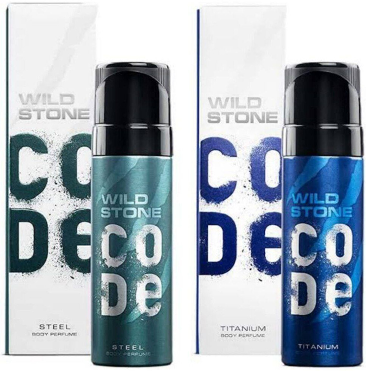 Image of Wild Stone New Code Steel and Titanium Men Deodorant Spray - For Men & Women