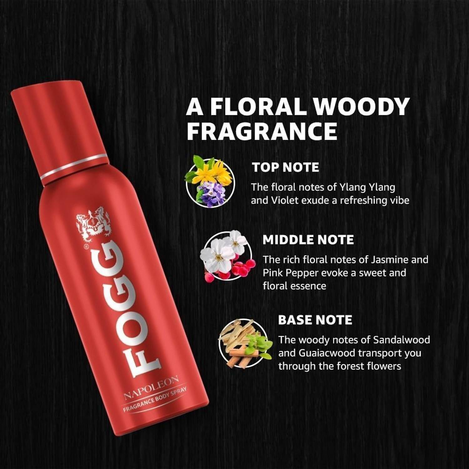 FOGG Marco, Royal & Napoleon Deodorant Body Spray - 150 ml - Image 2