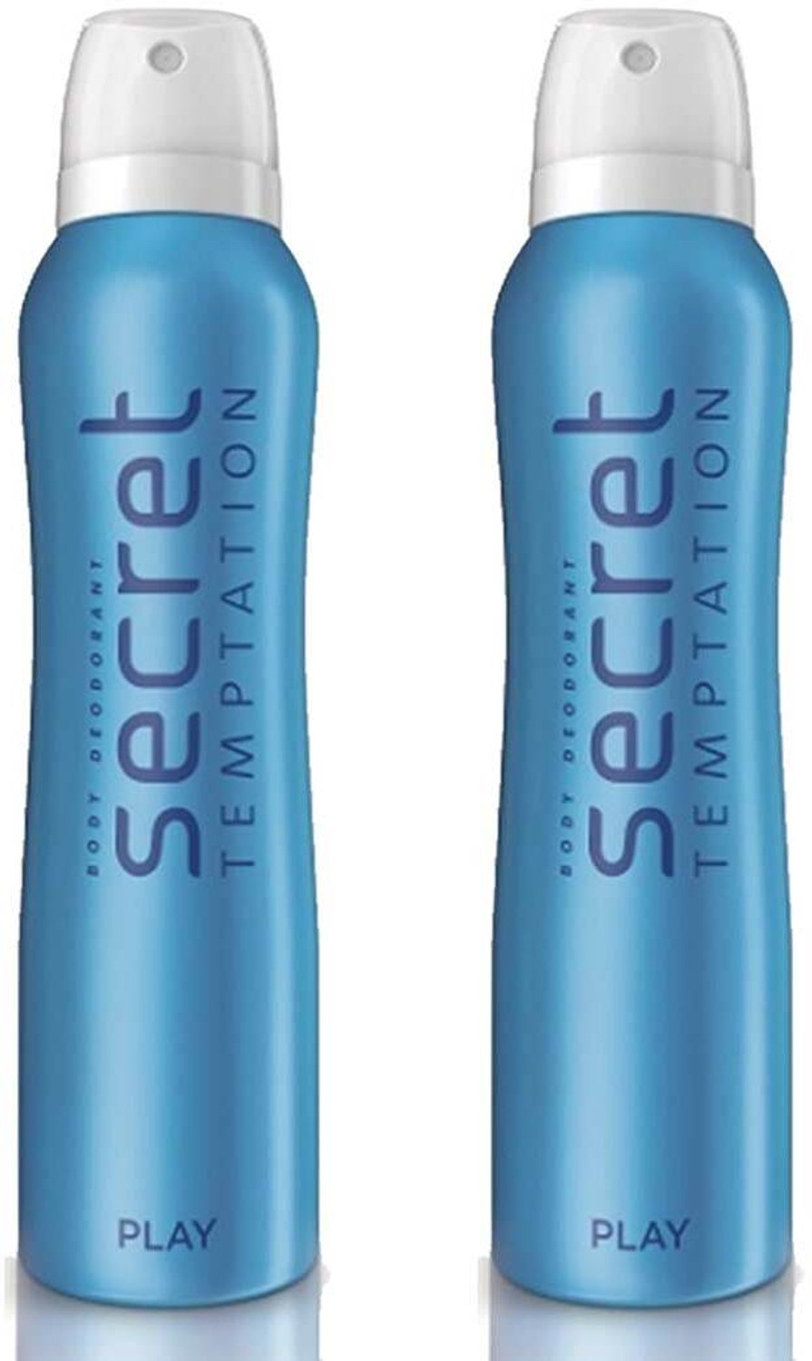 Image of Secret Temptation Play Deodorant Spray Pack of 2 Combo (150ML each) Deodorant Spray - For Women