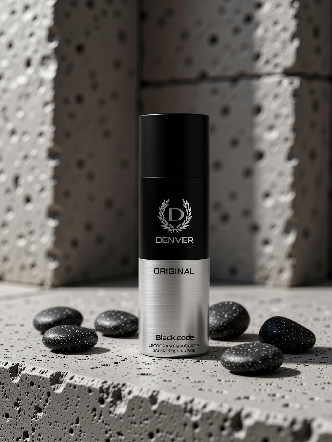 Image of DENVER Original Black Code Deodorant Body Spray - For Men