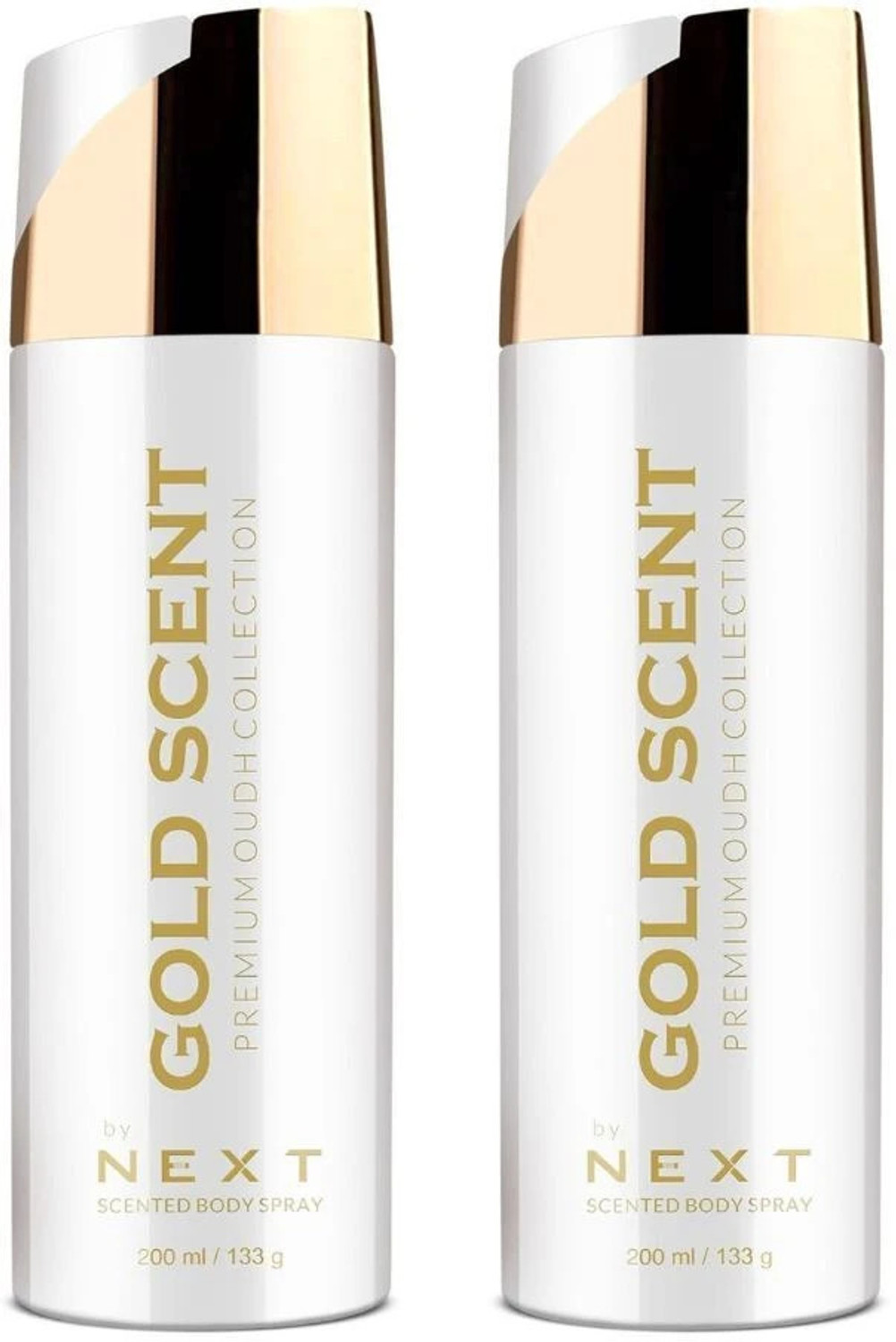 Image of NEXT GOLD OUDH DEO PACK OF 2 Deodorant Spray - For Men & Women