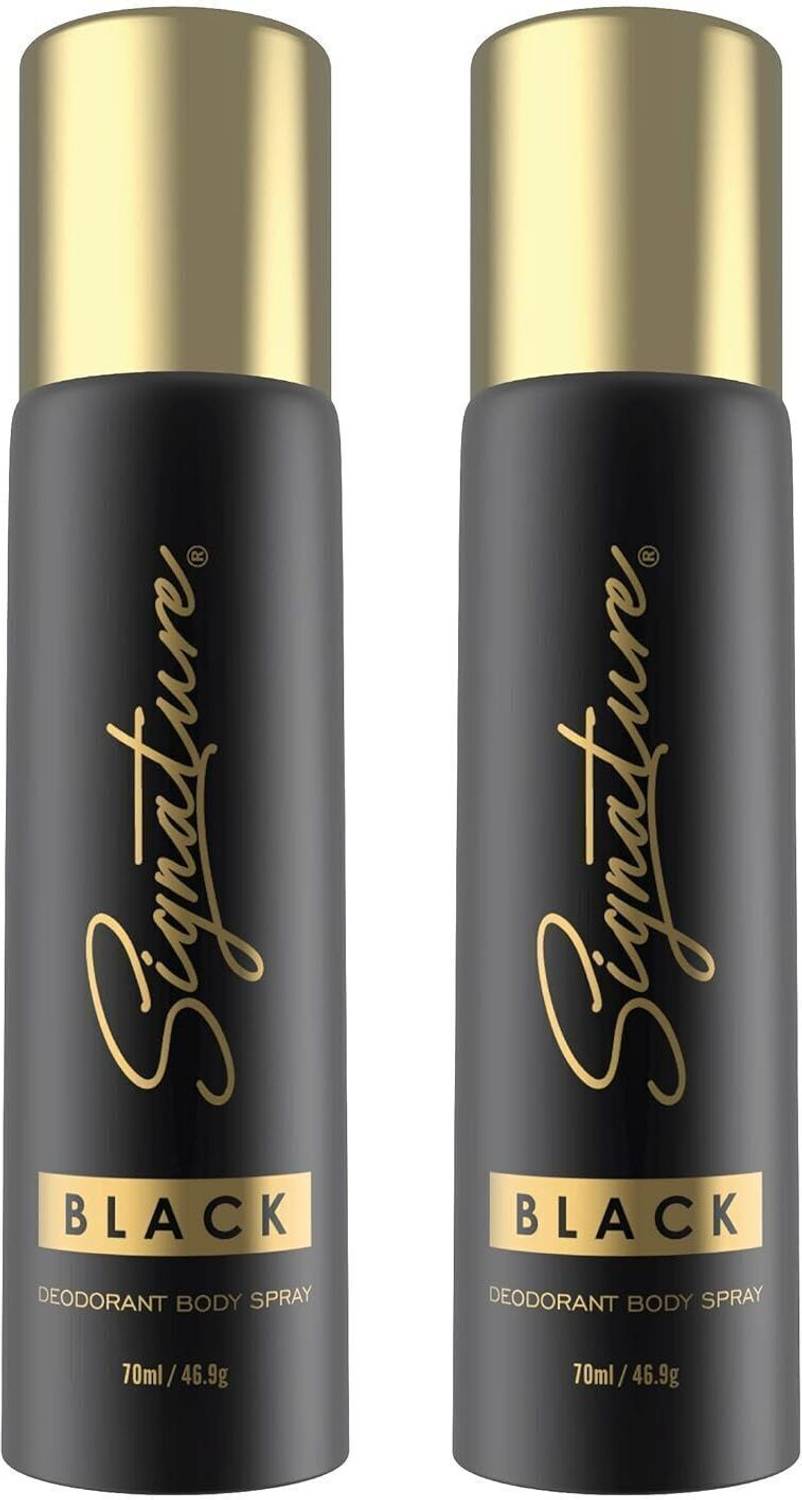 Signature Black Deodorant Floral Aromatic Long Lasting Fragrance