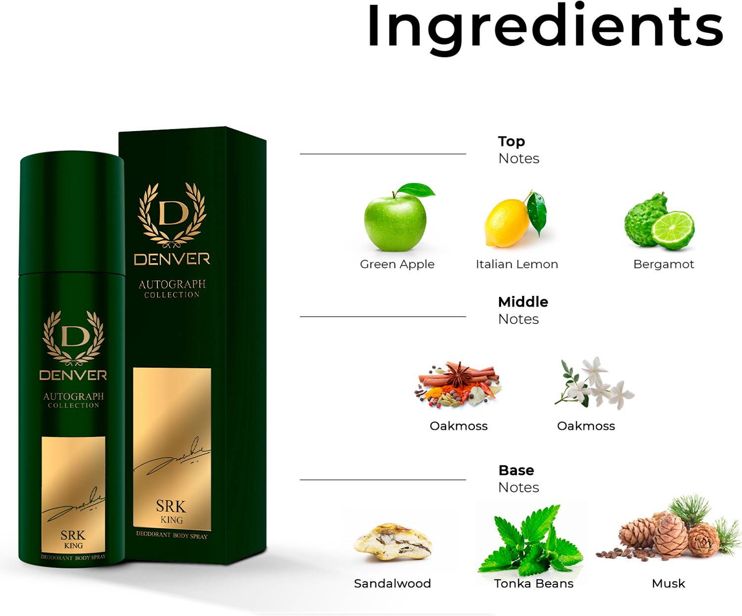 DENVER SRK King Deodorant 140ml - Image 3