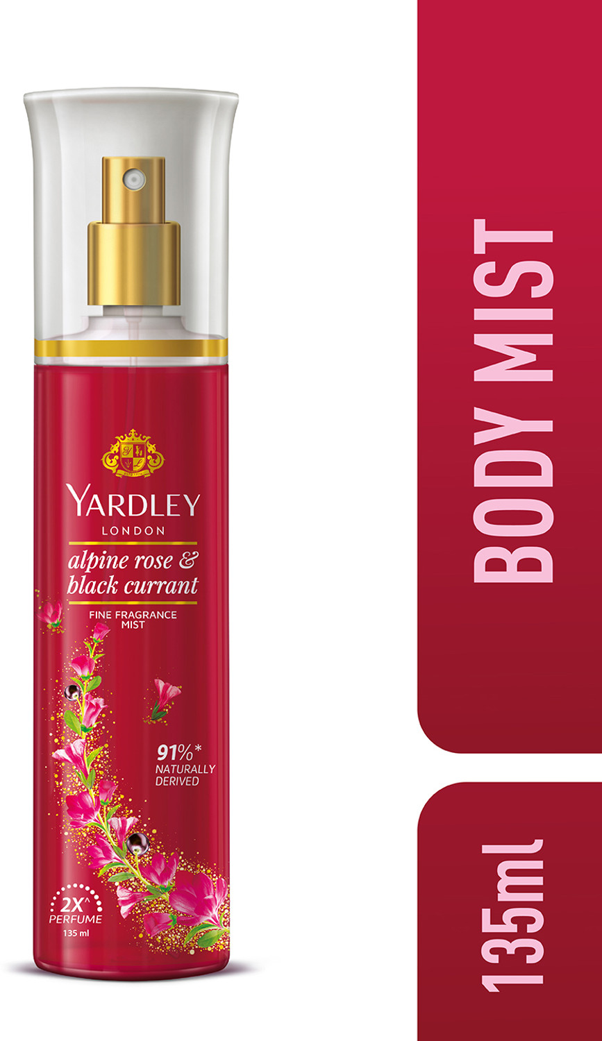 Image of Yardley London Alpine Rose & Black Currant Fine Fragrance with 2X Perfume Body Mist - For Women